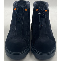 SANTONI CORVAT-D-GEXU60 MENS US 10.5 UK 9.5 BLUE SUEDE BOOTS MGSM18972OCNAGEXU60