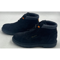 SANTONI CORVAT-D-GEXU60 MENS US 10.5 UK 9.5 BLUE SUEDE BOOTS MGSM18972OCNAGEXU60