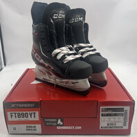 CCM JETSPEED FT890 YOUTH 6452678 SIZE 11 SHOE SIZE 12 REGULAR ICE HOCKEY SKATES