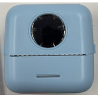 HUIJUKEJI MINI PRINTER CYAN BLUETOOTH INSTANT PRINTER PORTABLE AND INKLESS