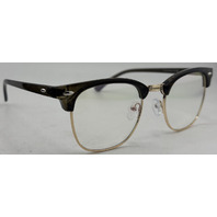AOMASTE BLUE LIGHT BLOCKING CLEAR LENS COMPUTER GAMING GLASSES UNISEX OLIVE/GOLD