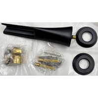 BRIZO T65851LF-BL 2H WALL MOUNT LAV TRIM KIT BLACK METAL BATH FAUCET