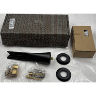 BRIZO T65851LF-BL 2H WALL MOUNT LAV TRIM KIT BLACK METAL BATH FAUCET