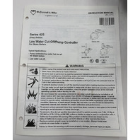 MCDONNELL & MILLER 42S-J PUMP CONTROLLER AND LOW WATER CUT OFF BST 129402