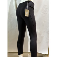 ON CLOUD RUNNING WOMEN'S PERFORMANCE TIGHTS 7/8 SIZE M MEDIUM 1WF30200553 BLACK