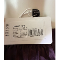 JOHNNY WAS WOMEN'S TILLI FAUX WRAP MIDI SKIRT FLEURS OF ATHENA L77425 SZ SMALL S