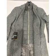 BOSS MEN'S H-HYDE-J-BIB-PAD-254 SLIM FIT COAT W DETACHABLE INNER SIZE 44R NWT