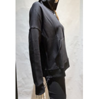 ON CLOUD RUNNING WOMEN'S FOCUS TECH HOODIE IN BLACK 1WE11790553 SIZE SMALL S