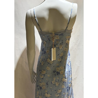 LOVE SHACK FANCY MANUELA DRESS IN WHISPER BLUE D2171-3306 SIZE XS