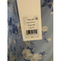 LOVE SHACK FANCY MANUELA DRESS IN WHISPER BLUE D2171-3306 SIZE XS