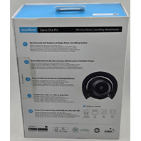 SOUNDCORE A3062 SPACE ONE PRO NOISE CANCELING BLUETOOTH HEADPHONES JET BLACK