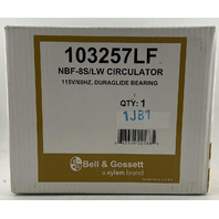 BELL & GOSSETT NBF-8S/LW BRONZE CIRCULATOR CIRC PUMP 115V/60HZ 103257LF 1J81