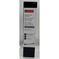 DELTA TRADITIONAL 12-INCH DECORATIVE ADA GRAB BAR 41612-SS BRILLIANCE STAINLESS