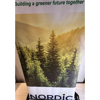 BLADE LITE 600 BLD-LT-600-1 SILVER BASE RETRACTABLE 1-SIDED BANNER STAND