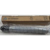 RICOH MP C2503H SAVIN LANIER PRINT CARTRIDGE CYAN GENUINE TONER CARTRIDGE