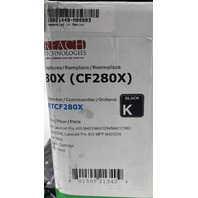 REACH TECHNOLOGIES 80X CF280X TONER REPLACEMENT CARTRIDGE BLACK K RTCF280X
