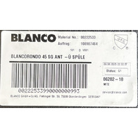 BLANCO RONDO 45 SG ANTHRACITE  511632 ROUND BAR SINK UNDERMOUNT/DROP-IN 18"