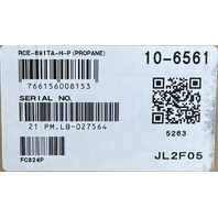 RINNAI FC824 FC824P PROPANE GAS FAN CONVECTION HEATER