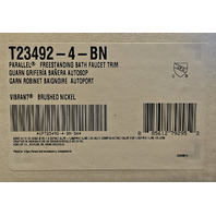 KOHLER T23492-4-BN PARALLEL FREESTANDING BATH FAUCET TRIM VIBRANT BRUSHED NICKEL