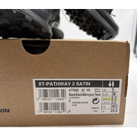 SALOMON XT-PATHWAY 2 SATIN 477950 BLACK/ MAHOGANY ROSE SZ 6.5 EURO 38