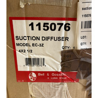 BELL & GOSSETT 115076 EC-3Z SUCTION DIFFUSER 48LBS 4 X 2 1/2 NEW