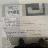 FOX RACING MEN'S RANGER GLOVE GEL SIZE SMALL S COLOR BLACK 33607-001-S