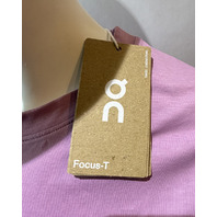 ON CLOUD RUNNING WOMEN'S FOCUS-T SIZE L LARGE 1WF10394406 COLOR SAKURA BRAND NEW