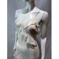 LOVE SHACK FANCY RIALTO FLORAL BOW PRINT MAXI DRESS D1948-3153 SIZE 8