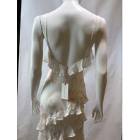 LOVE SHACK FANCY RIALTO FLORAL BOW PRINT MAXI DRESS D1948-3153 SIZE 8