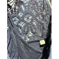 SUNDANCE WOMENS KNIT VEST TANK TOP BLUE EMBROIDERED WITH UNDERSHIRT SIZE XS NWT