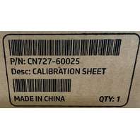 HP GENUINE CN727-60025 CN727-69006 HP DESIGNJET SCANNER CALIBRATION SHEET