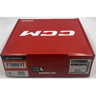 CCM JETSPEED FT890 YOUTH 6452682 SIZE 13 SHOE SIZE 1 REGULAR ICE HOCKEY SKATES