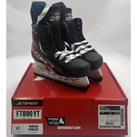 CCM JETSPEED FT890 YOUTH 6452682 SIZE 13 SHOE SIZE 1 REGULAR ICE HOCKEY SKATES