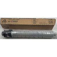 RICOH MP C3503 SAVIN LANIER PRINT CARTRIDGE BLACK GENUINE TONER CARTRIDGE