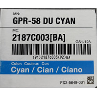 CANON GPR-58 DRUM UNIT CYAN CARTRIDGE FOR IMAGERUNNER ADVANCE 2187C003