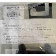 FOX RACING MEN'S RANGER GLOVE GEL SIZE MEDIUM M COLOR BLACK 33607-001-M