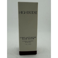 HIGHERDOSE LIGHT-ACTIVATED GLOW SERUM RED LIGHT FACE MASK SERUM 1OZ NEW
