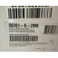 KOHLER AWAKEN MULTIFUNCTION HANDSHOWER KIT 1.57GPM BRUSHED BRASS G90 98361-G-2MB