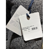 MONCLER BREZESSE GIUBBOTTO WOMEN'S GREY CROPPED DOWN JACKET NWT SIZE 1 USA SMALL