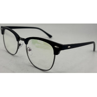 AOMASTE BLUE LIGHT BLOCKING CLEAR LENS COMPUTER GLASSES UNISEX BLACK/GUNMETAL