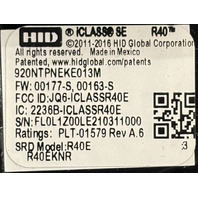 HID SE R40 READER AND SPACER 6132AKE/920NTPNEKE013M GENUINE PRODUCTS SET