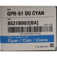 CANON GENUINE GPR-51 DRUM UNIT CYAN CARTRIDGE FOR IMAGERUNNER ADVANCE 8521B003