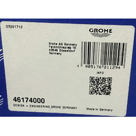 GENUINE GROHE 46174000 CHROME METALFLEX KITCHEN FAUCET HOSE