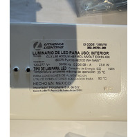 QTY 2 LITHONIA LIGHTING CLX L48 4000LM HEF RDL MVOLT 40K 80CRI LED STRIP LIGHT