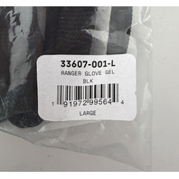 FOX RACING MEN'S RANGER GLOVE GEL SIZE LARGE L COLOR BLACK 33607-001-L