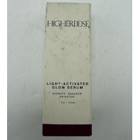 HIGHERDOSE LIGHT-ACTIVATED GLOW SERUM RED LIGHT FACE MASK SERUM 1OZ NEW