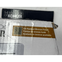 KOHLER 98351-2BZ AWAKEN WALL SUPPLY ELBOW WITH CHECK VALVE OIL-RUBBED BRONZE