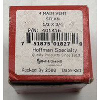 BELL & GOSSET 4 THERMOSTATIC MAIN VENT STEAM HOFFMAN MODEL 1/2 X 3/4IN 401416