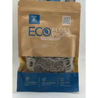 LOT OF 10 TONY & ASH ECO FRIENDLY MINT FLAVORED STRAW/WHEAT FLOSS PICKS 100 PACK