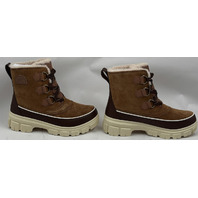 SOREL TIVOLI V WP 2082961242 NL5113-242 WATERPROOF WOMEN BOOTS SIZE 9 VELVET TAN